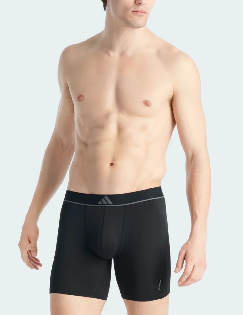 Bóxer adidas de algodón y spandex para hombre 3 piezas