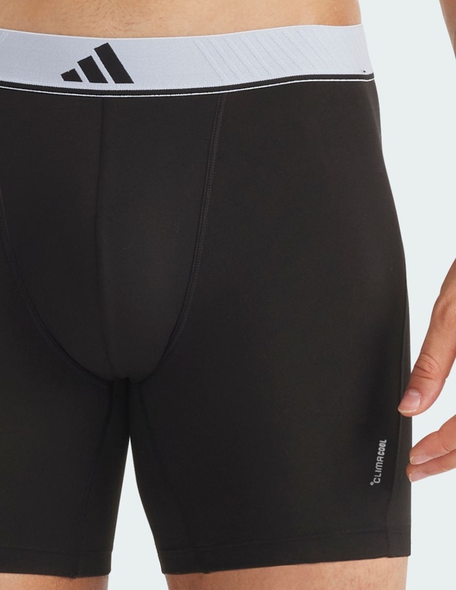 Bóxer adidas de algodón y spandex para hombre 3 piezas