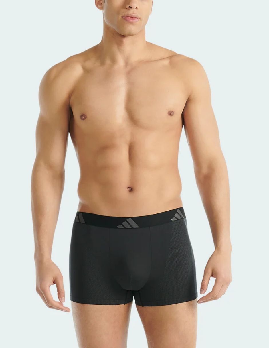 Bóxer trunk adidas de algodón y spandex para hombre 2 piezas