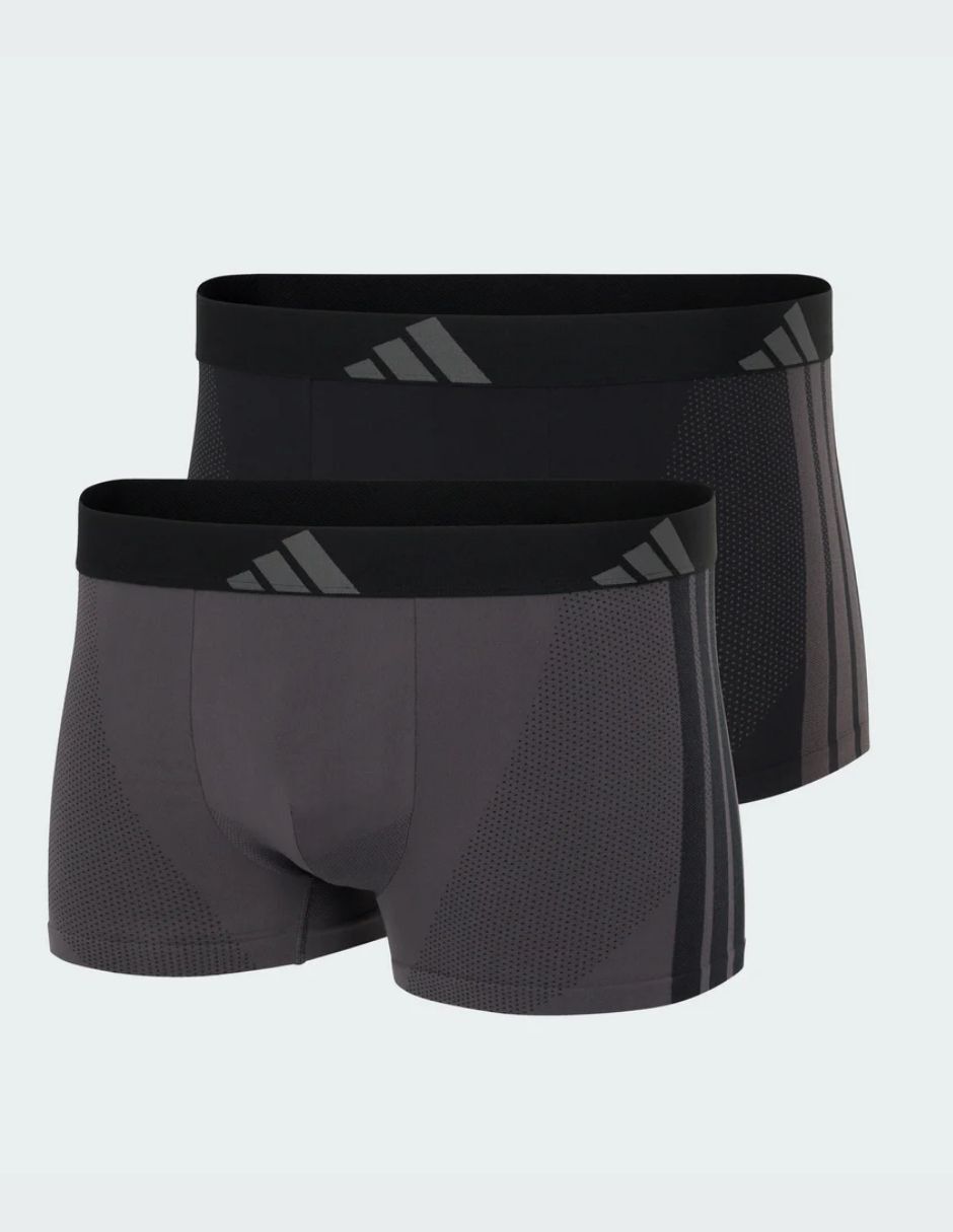 Bóxer trunk adidas de algodón y spandex para hombre 2 piezas