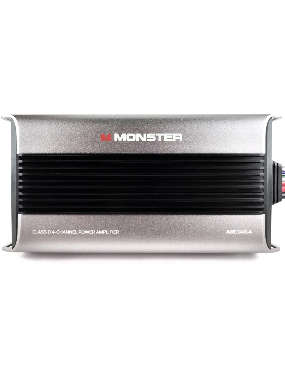 Amplificador para auto monster arc140.4 de 12 vdc