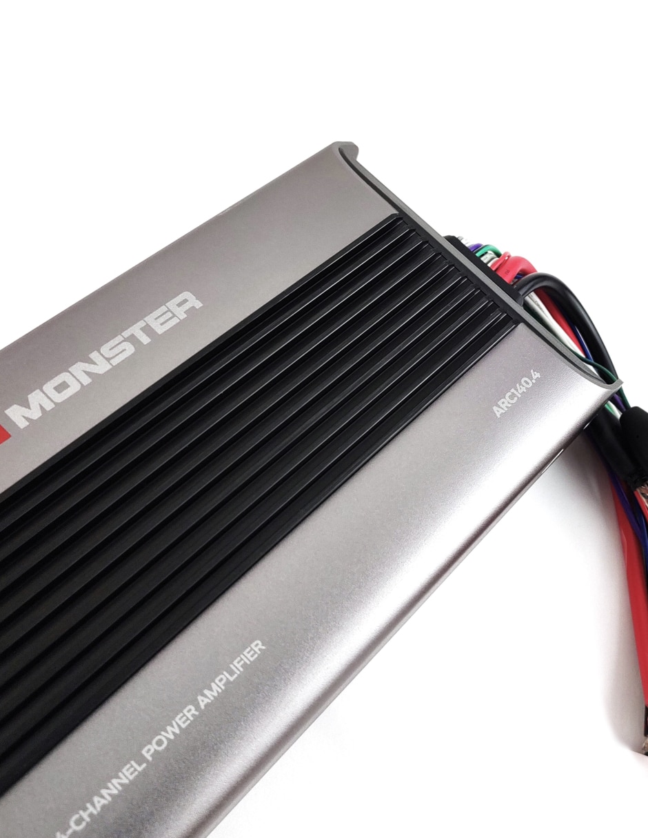 Amplificador para auto monster arc140.4 de 12 vdc