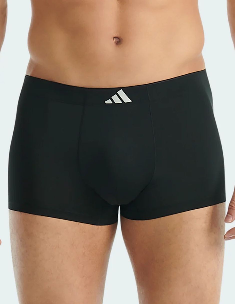 Bóxer trunk adidas de algodón y spandex para hombre 3 piezas