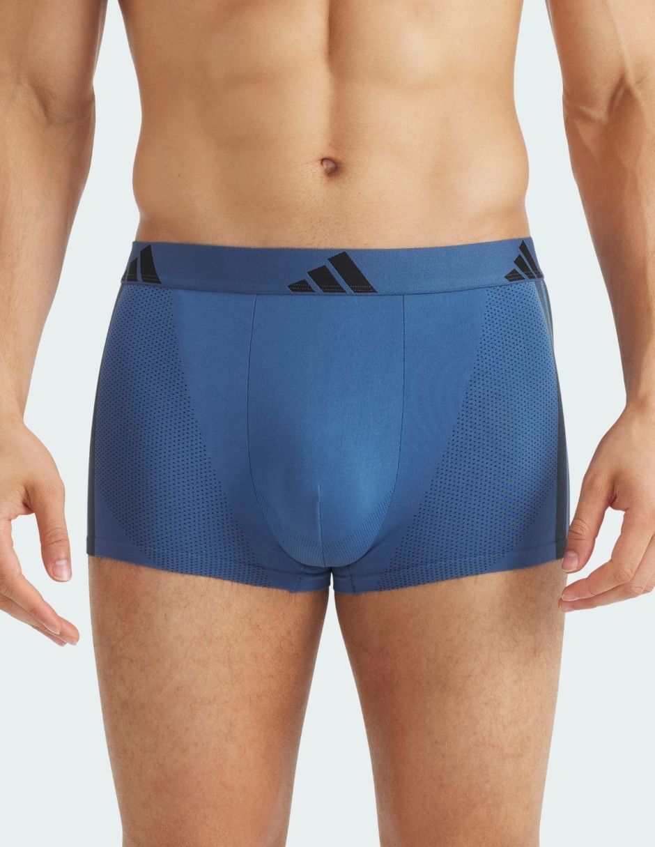 Bóxer trunk adidas de algodón y spandex para hombre 2 piezas