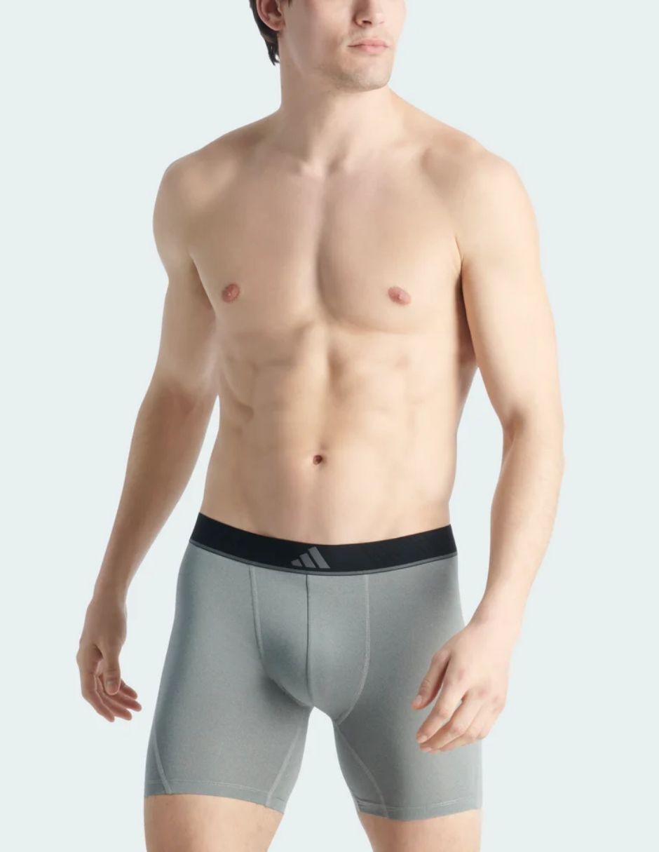 Bóxer adidas de algodón y spandex para hombre 3 piezas