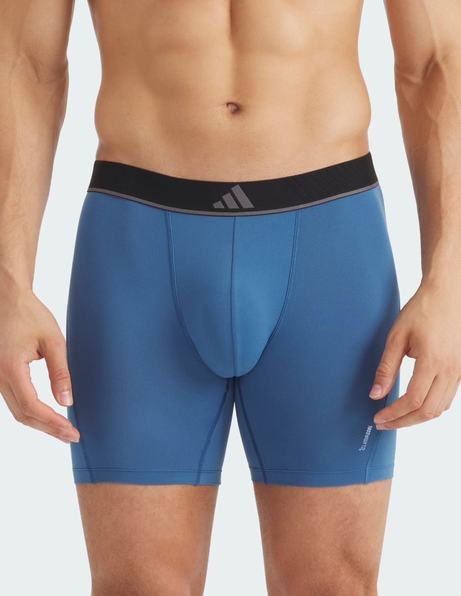 Bóxer adidas de algodón y spandex para hombre 3 piezas