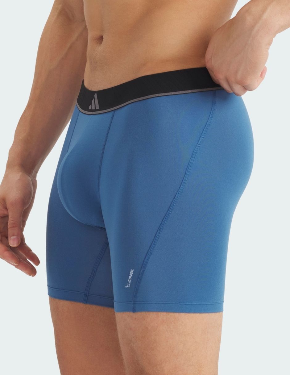 Bóxer adidas de algodón y spandex para hombre 3 piezas
