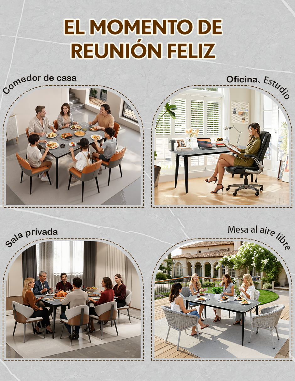 Mesa de piedra sinterizada 4