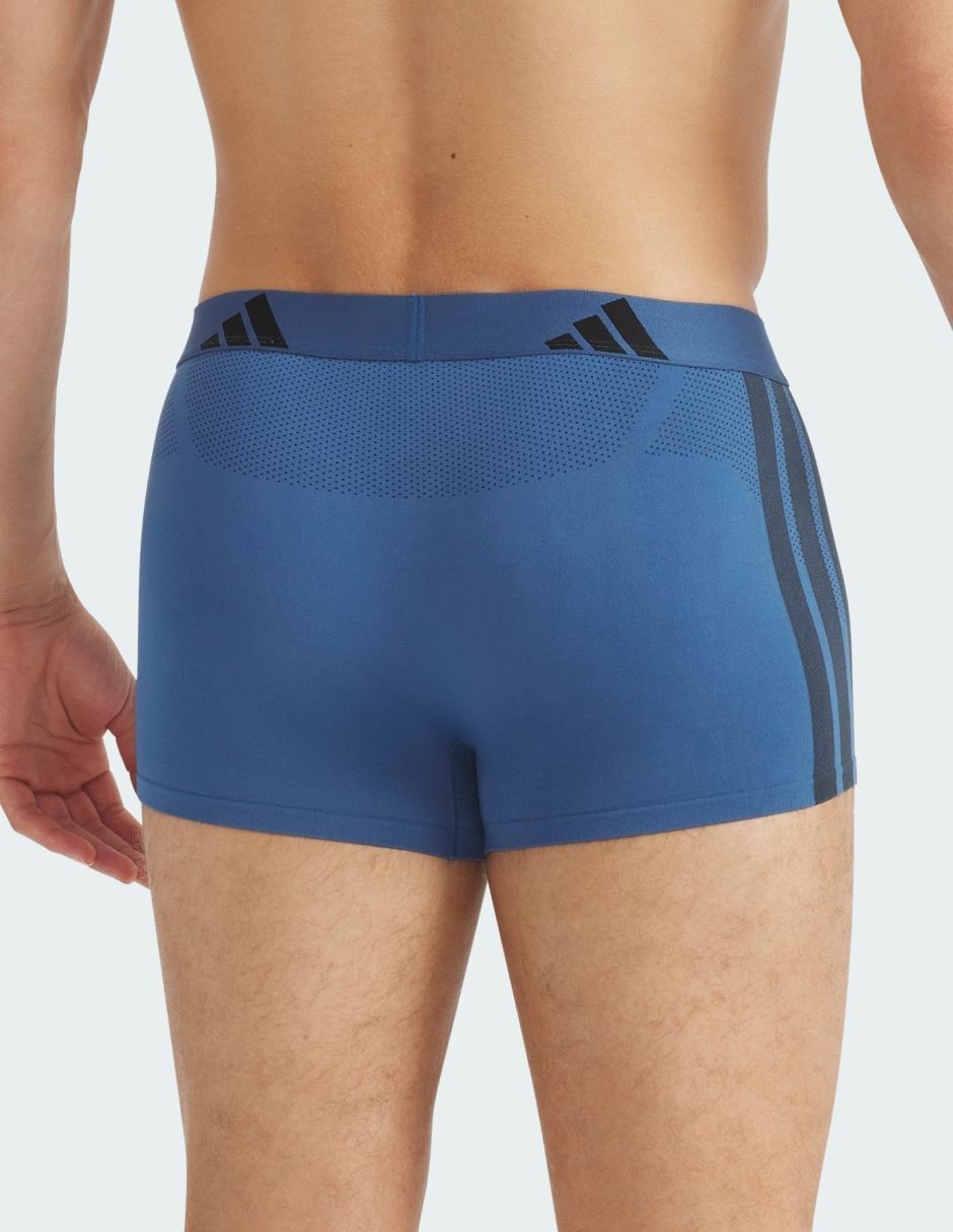 Bóxer trunk adidas de algodón y spandex para hombre 2 piezas
