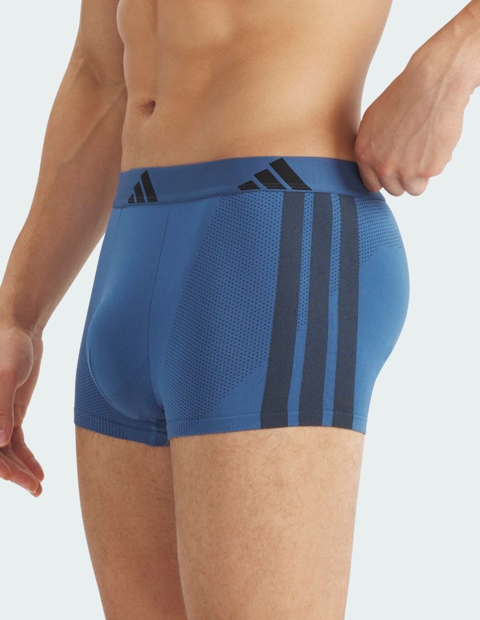 Bóxer trunk adidas de algodón y spandex para hombre 2 piezas