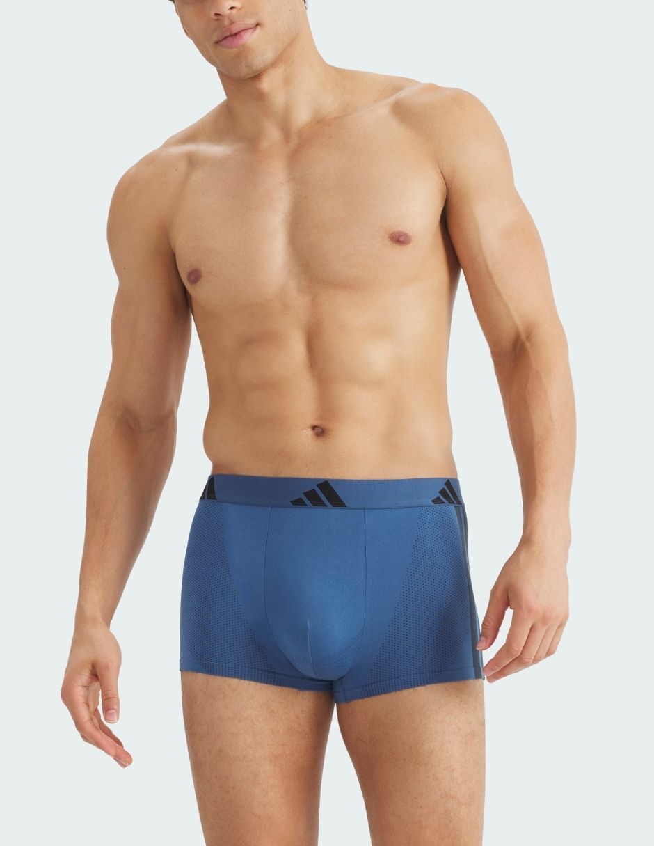 Bóxer trunk adidas de algodón y spandex para hombre 2 piezas