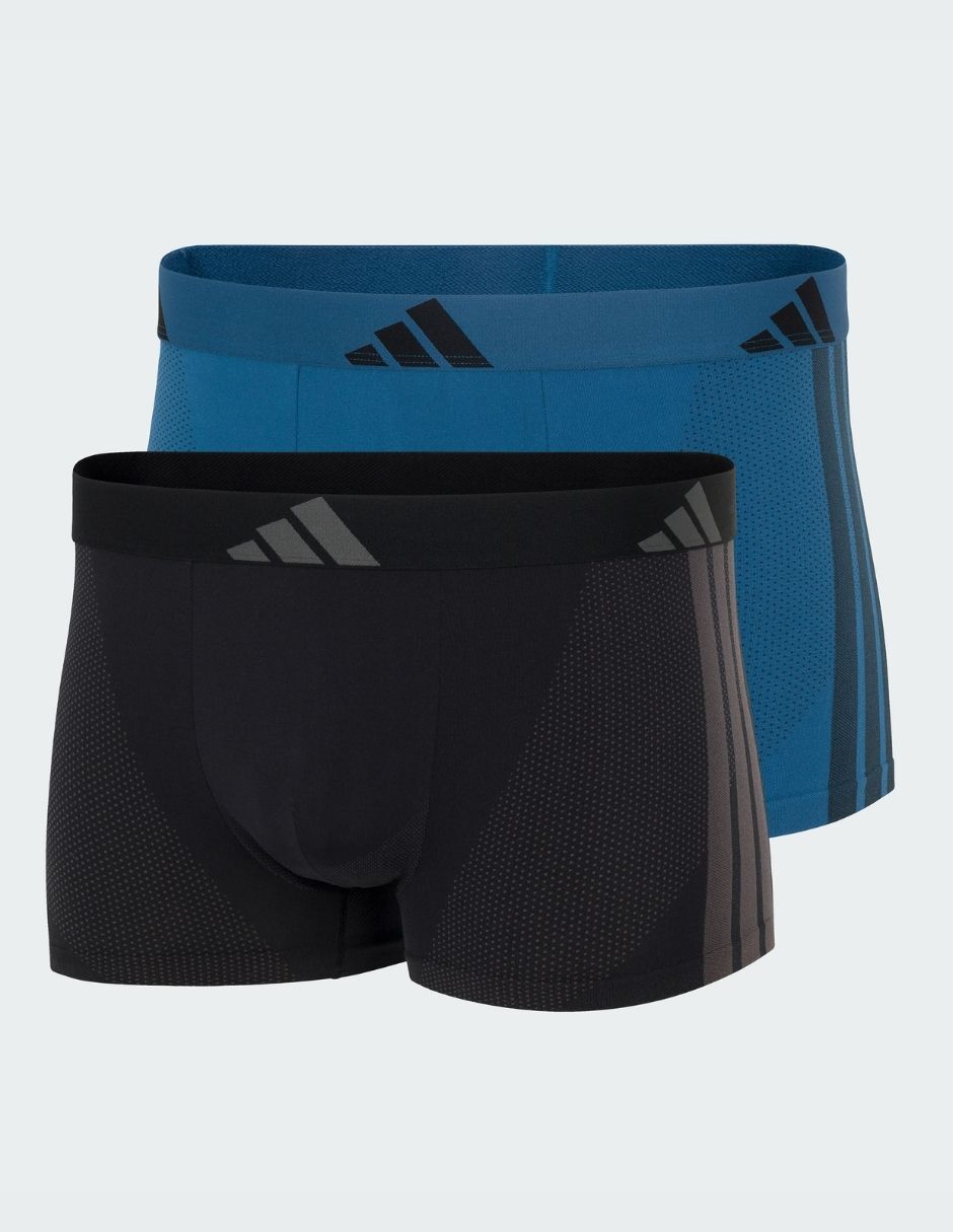 Bóxer trunk adidas de algodón y spandex para hombre 2 piezas