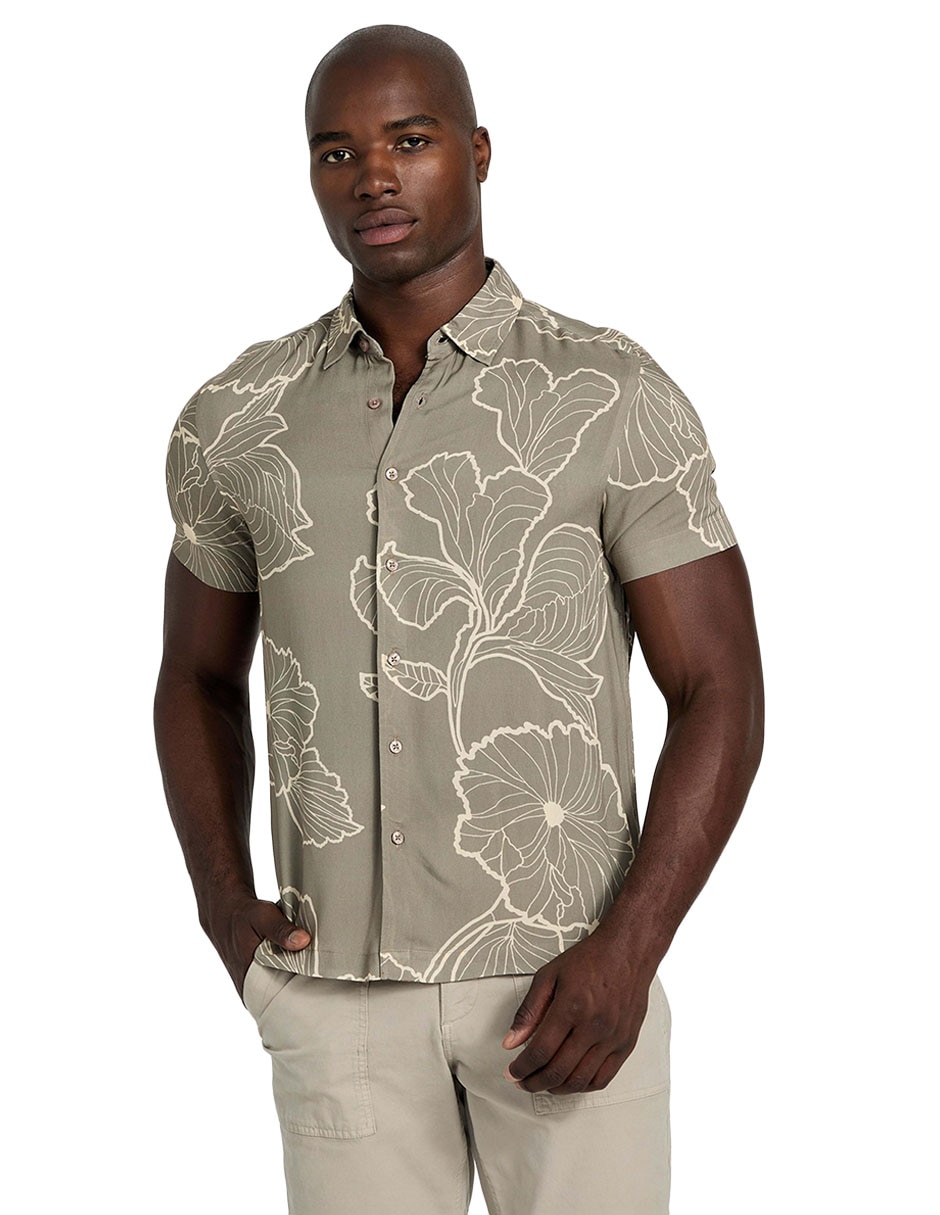 Camisa casual Guess manga corta para hombre