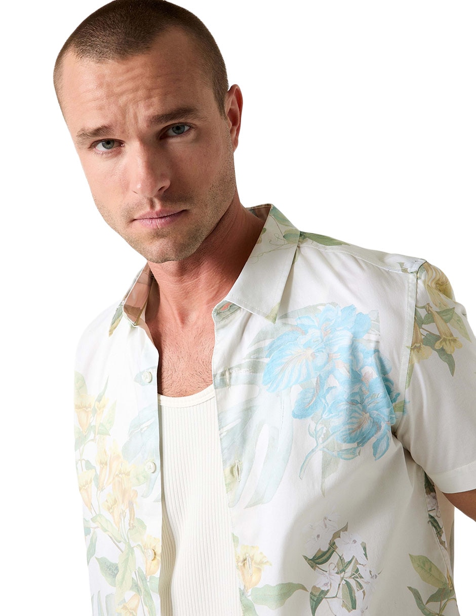 Camisa casual Guess manga corta para hombre