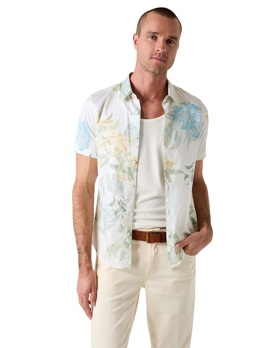 Camisa casual Guess manga corta para hombre