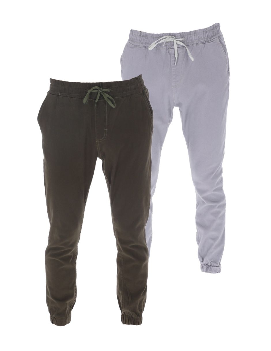 Pantalón jogger slim Con bolsillos para hombre