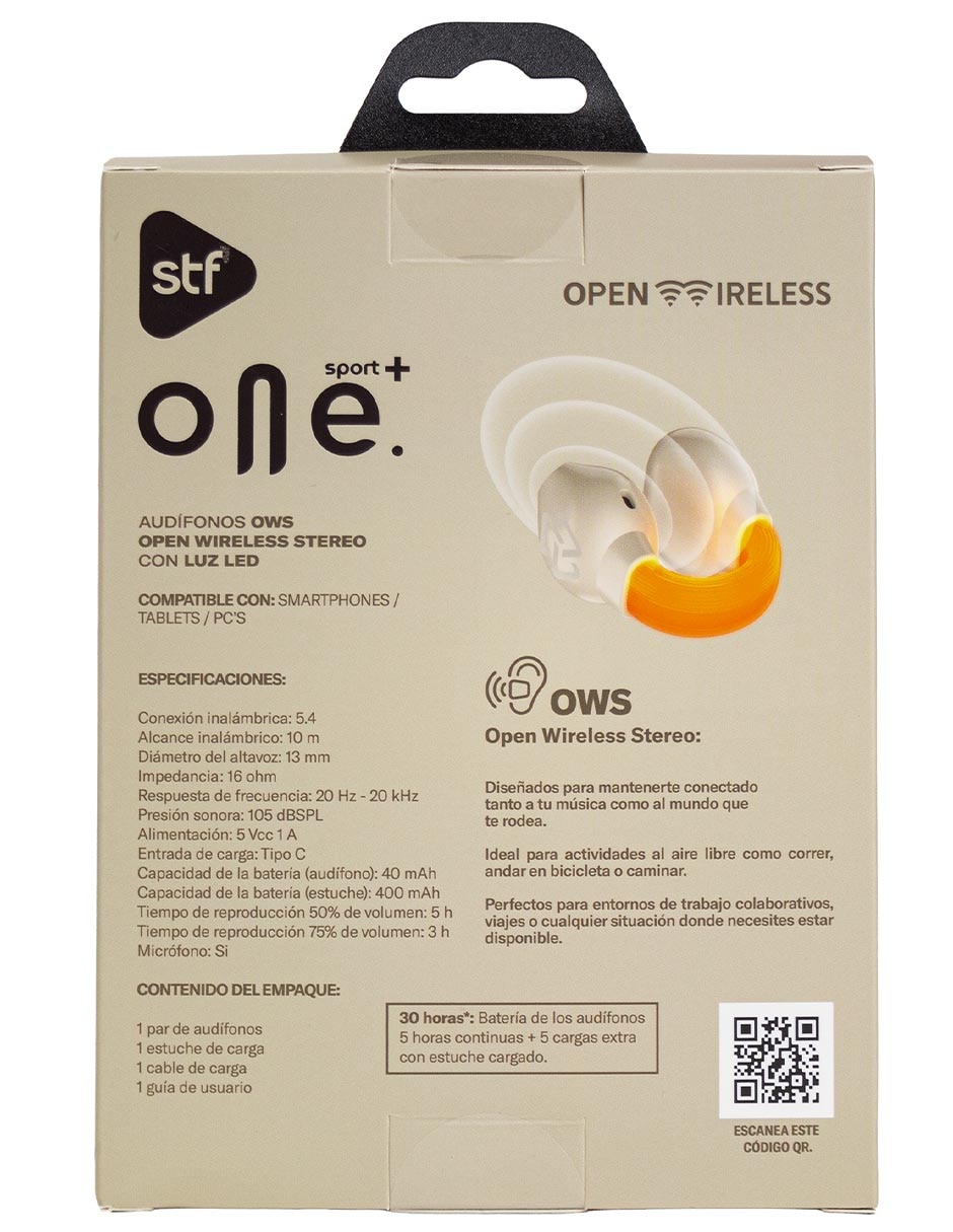 Audífonos stf sport one plus inalámbrica