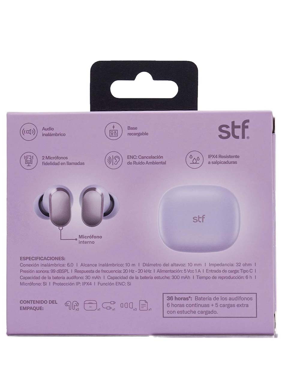 Audifonos Cherry inalámbricos con cancelación de ruido 5