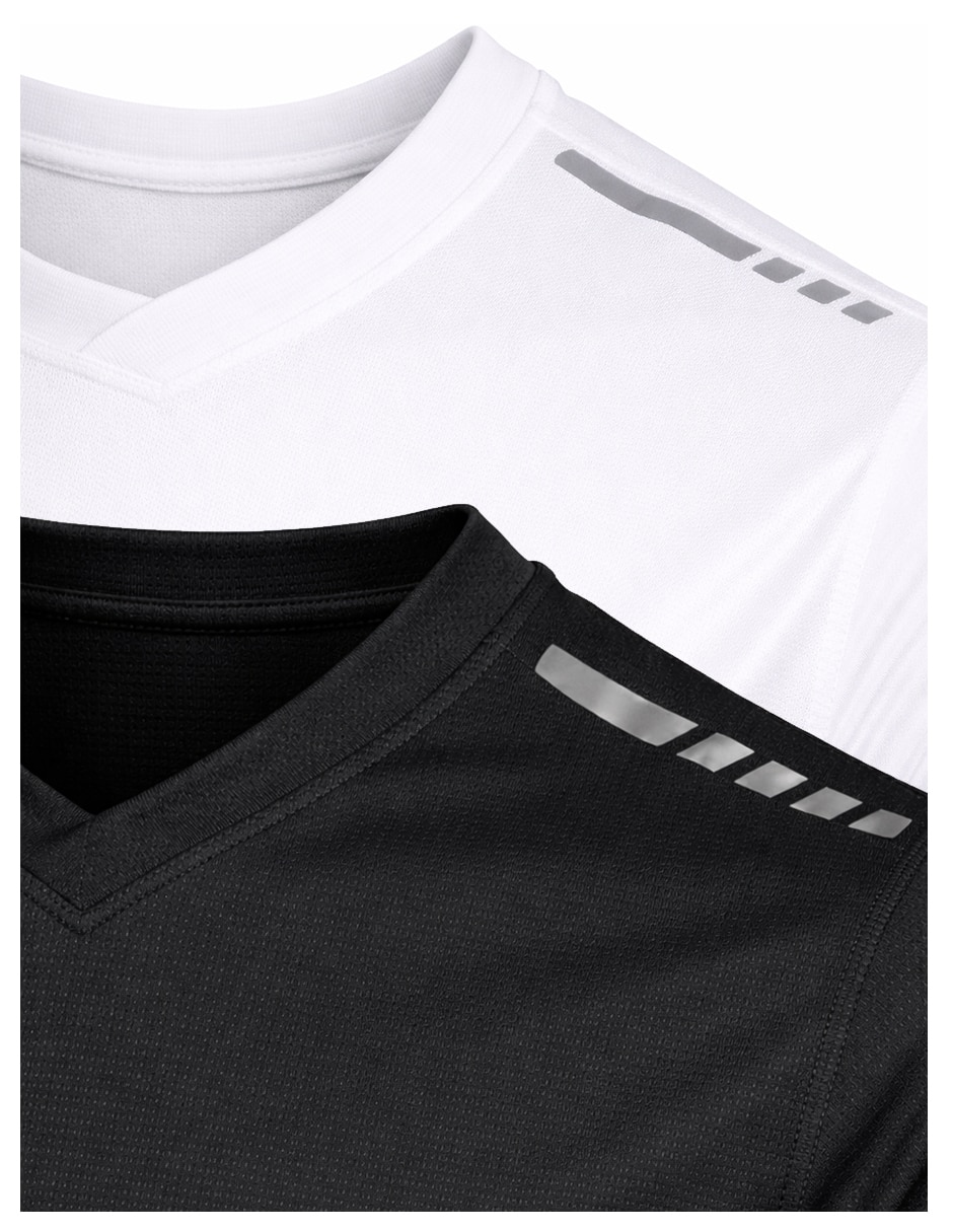 Set playera/playera knite cuello v para hombre
