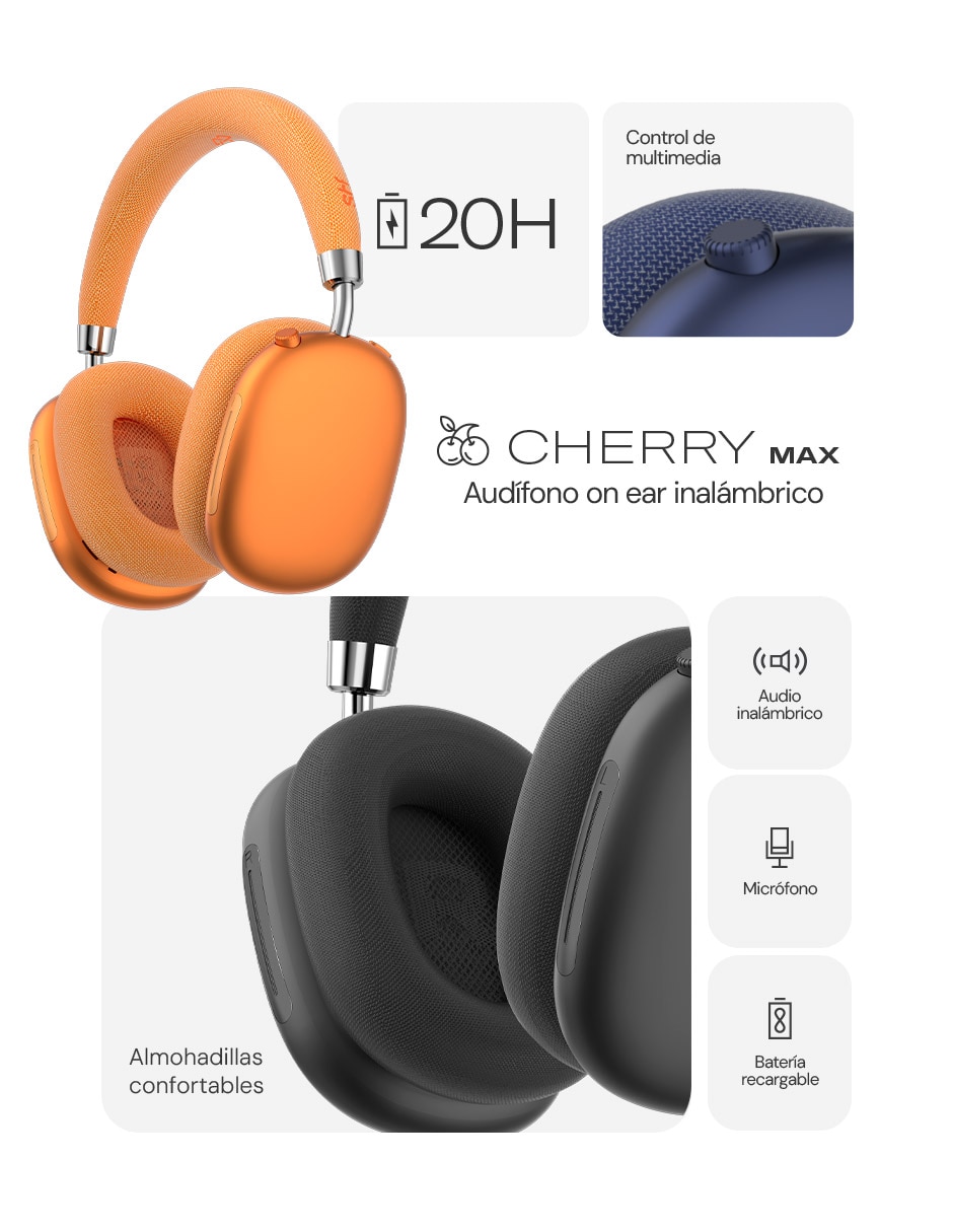 Audifonos Cherry inalámbricos 11