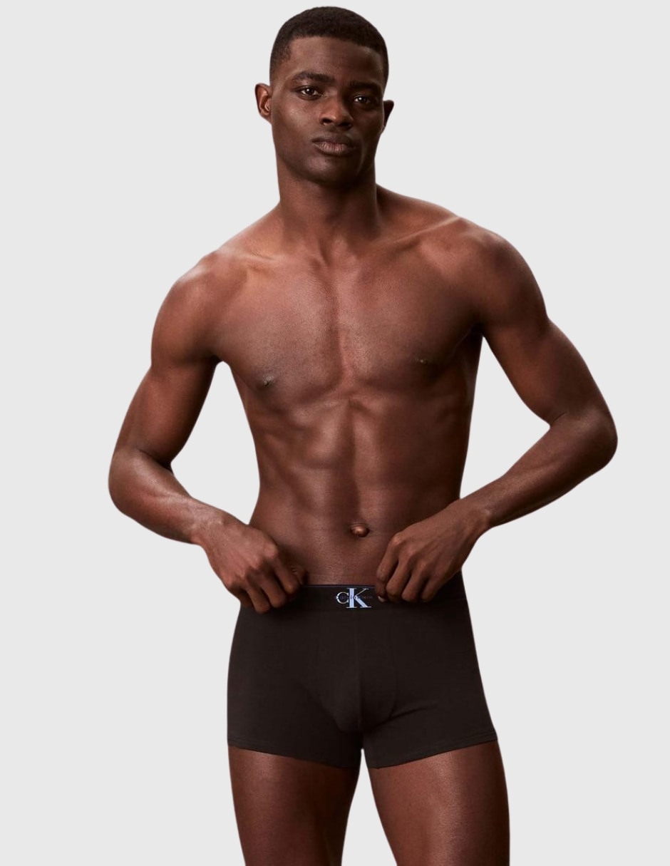 Bóxer trunk calvin klein de algodón y elastano para hombre 3 piezas