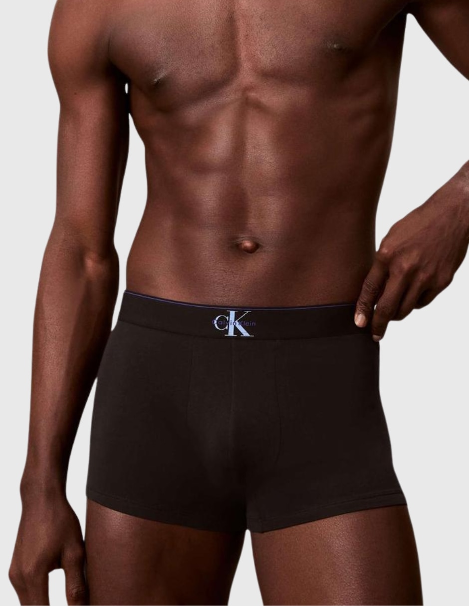 Bóxer trunk calvin klein de algodón y elastano para hombre 3 piezas