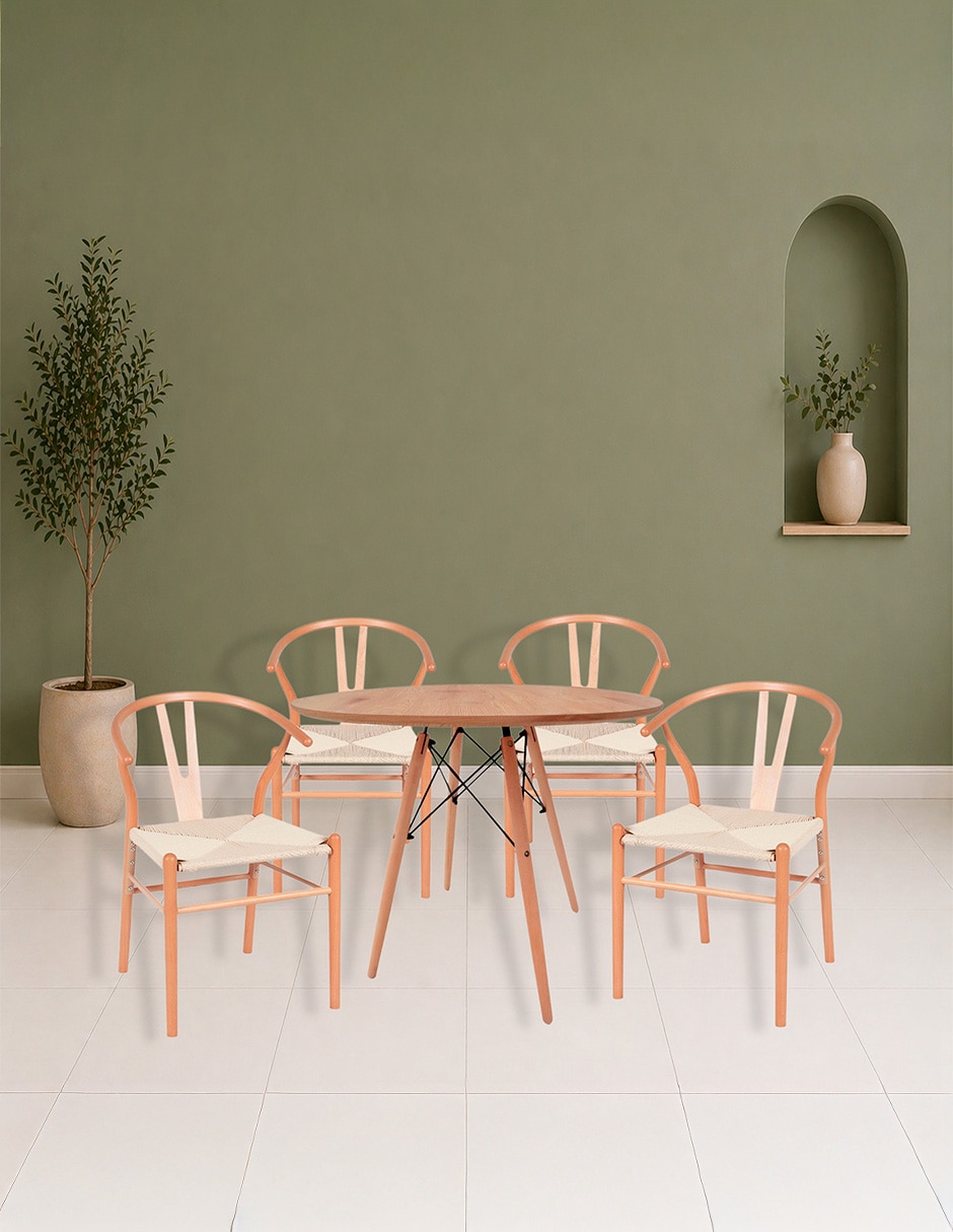 Comedor bone ilios innova para 4 personas de mdf