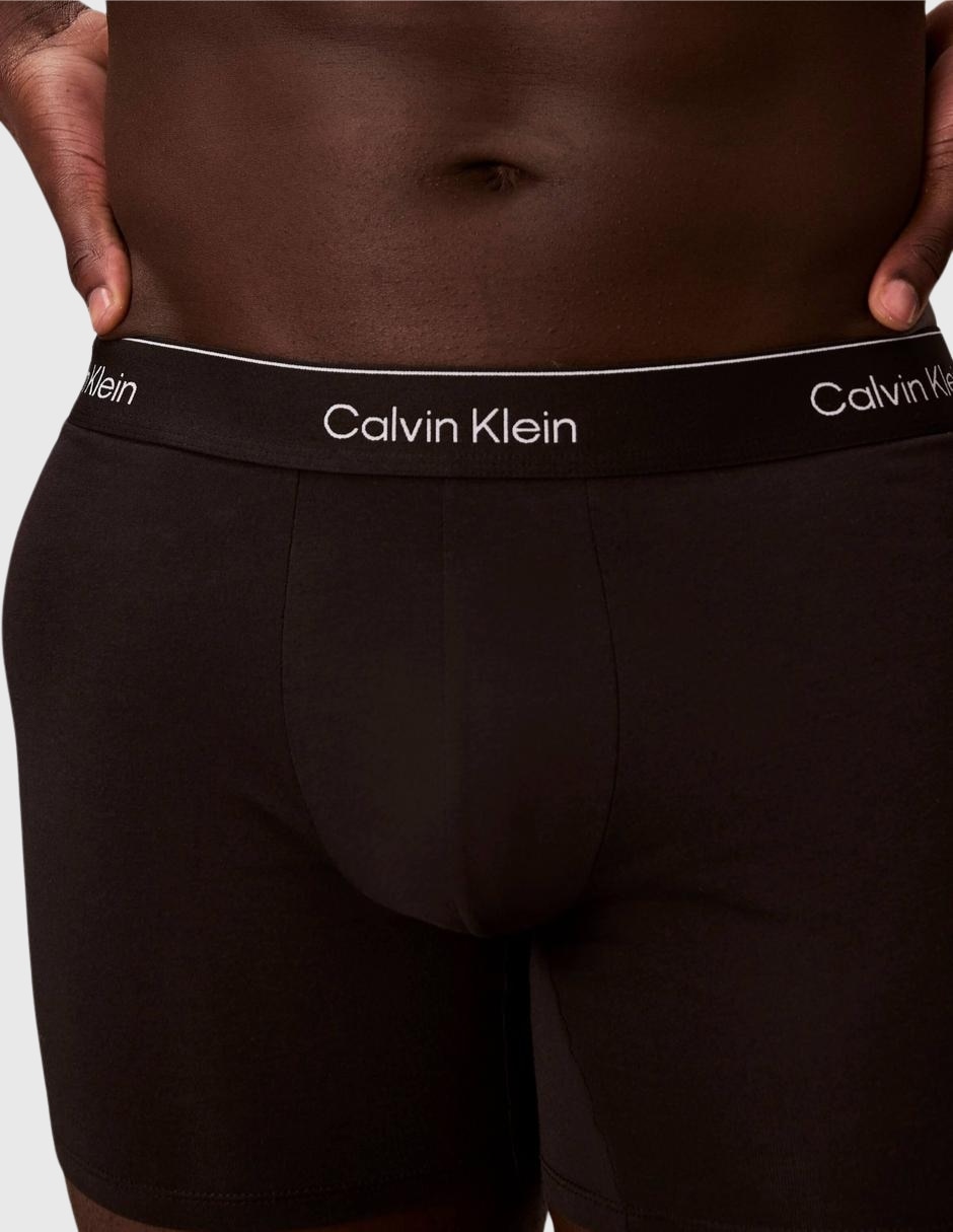 Bóxer brief calvin klein de algodón y elastano para hombre 5 piezas