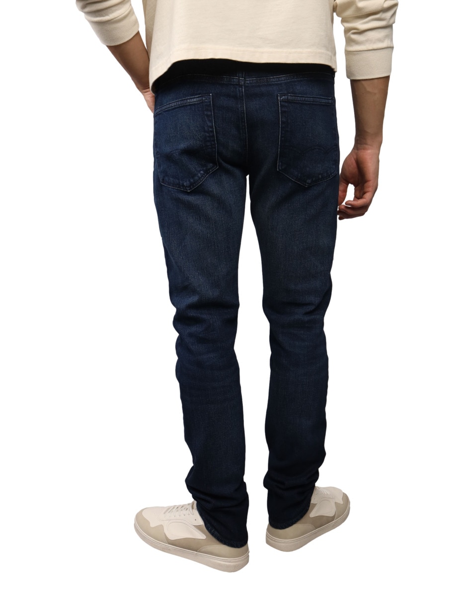 Jeans skinny American Eagle lavado obscuro para hombre
