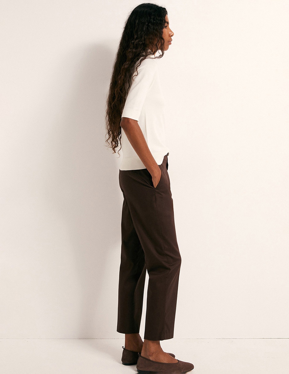 Pantalón recto para mujer