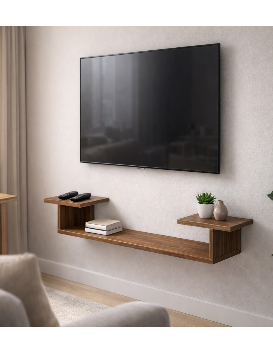 Mueble flotante para TV armable de MDF 3