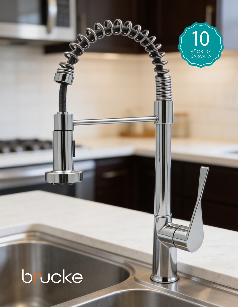 Llave mezcladora para cocina Brucke