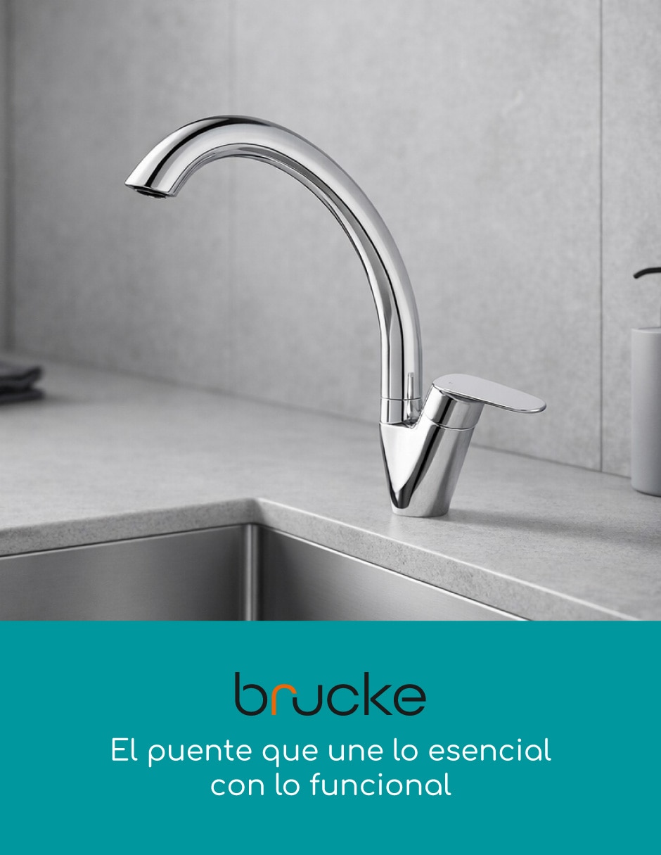 Llave mezcladora para cocina Brucke