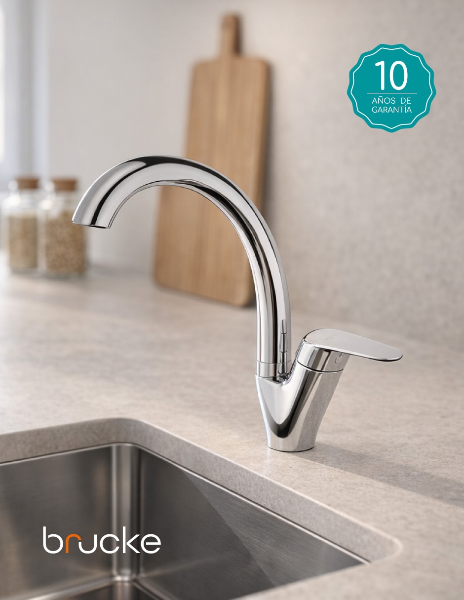 Llave mezcladora para cocina Brucke