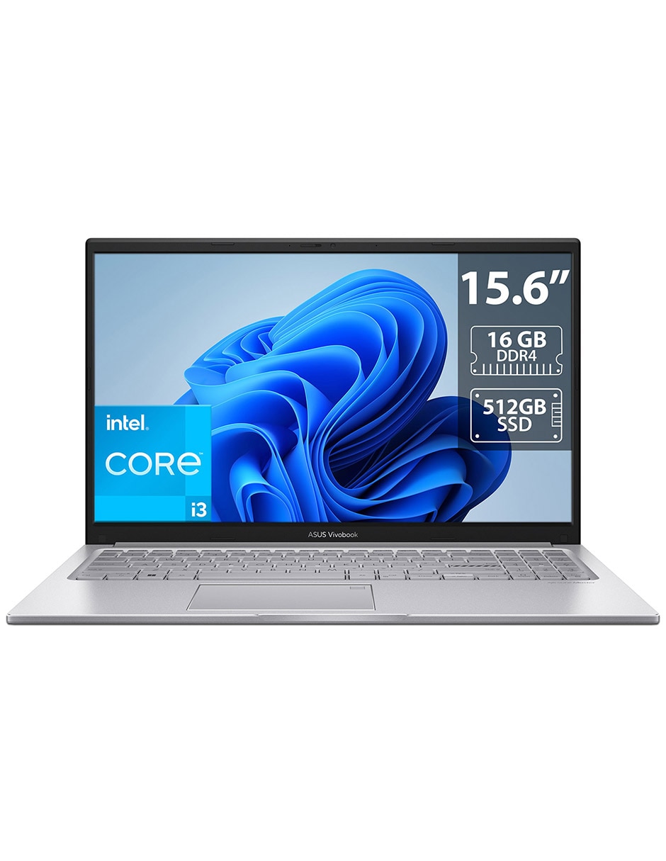 Laptop Asus VivoBook 15.6 pulgadas Full HD Intel Core i3 Intel UHD Graphics 16 GB RAM 512 GB SSD
