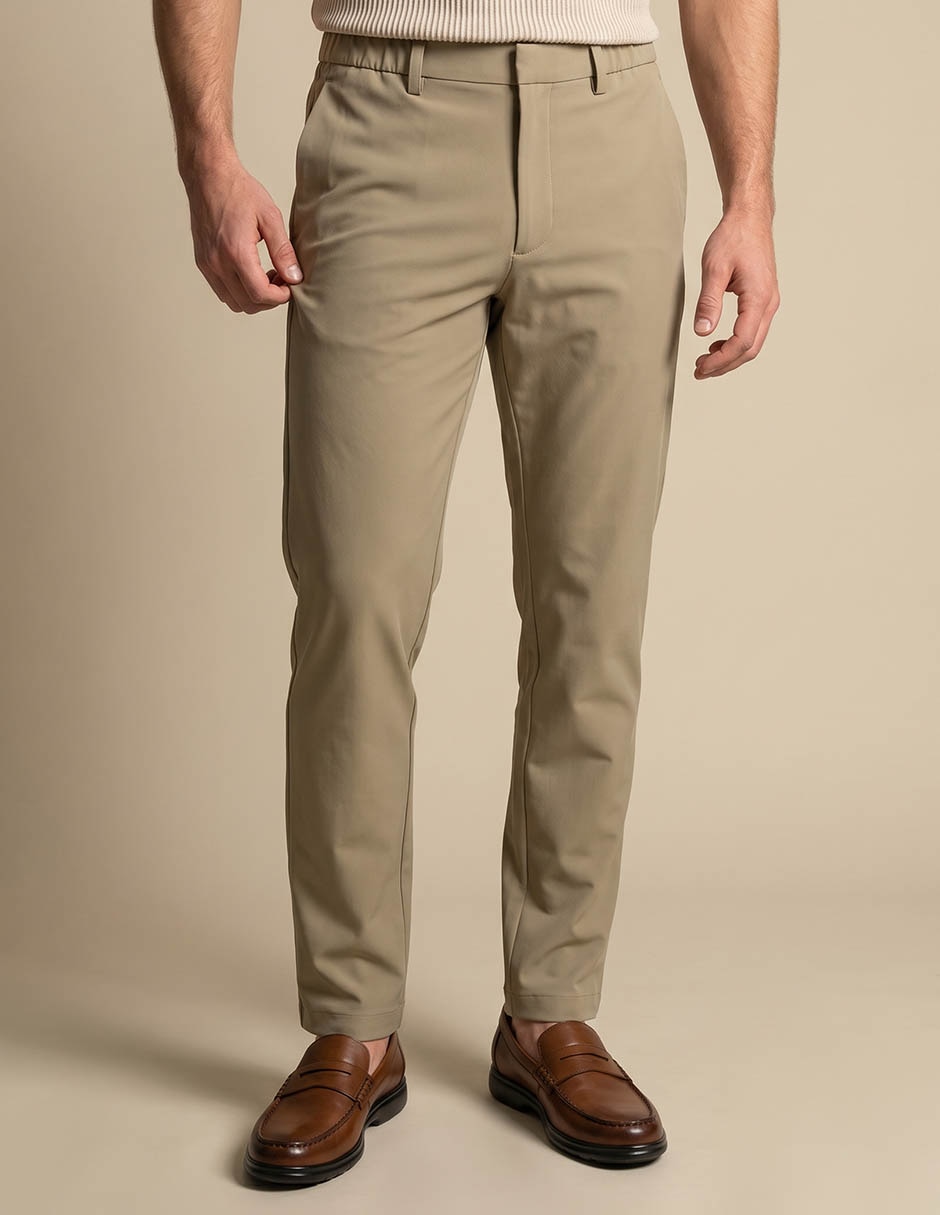 Pantalón casual slim para hombre