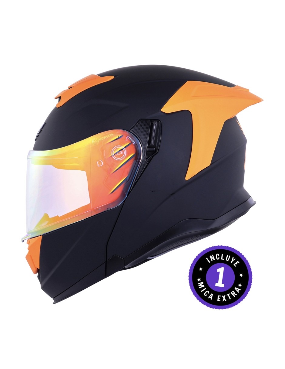 Casco abatible para motocicleta urbana bkr unisex