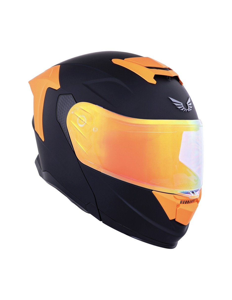 Casco abatible para motocicleta urbana unisex