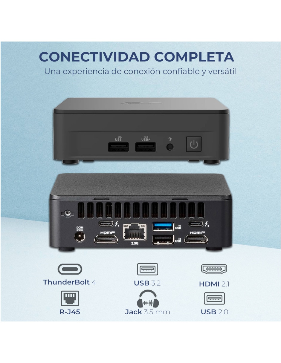 Mini PC Asus CNUC13P-Ci7161TB Intel Core i7 16 GB RAM 1 TB SSD