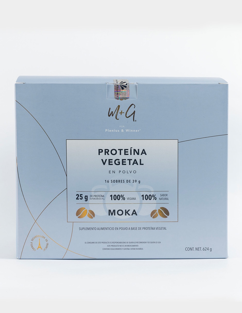 Proteína Vegetal Sabor MOKA PLENIUS&WINNER con Proteína de chícharo sabor Moka de