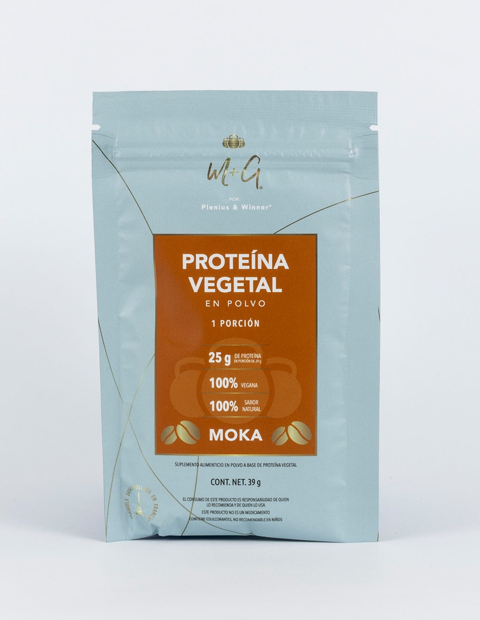 Proteína vegetal Plenius&Winner con chícharo sabor moka de 624 g