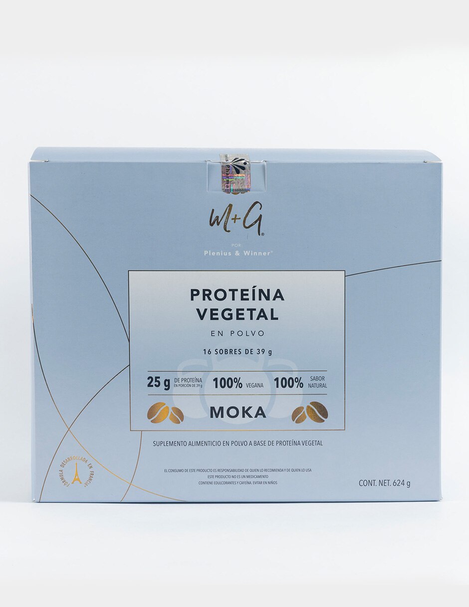 Proteína vegetal Plenius&Winner con chícharo sabor moka de 624 g