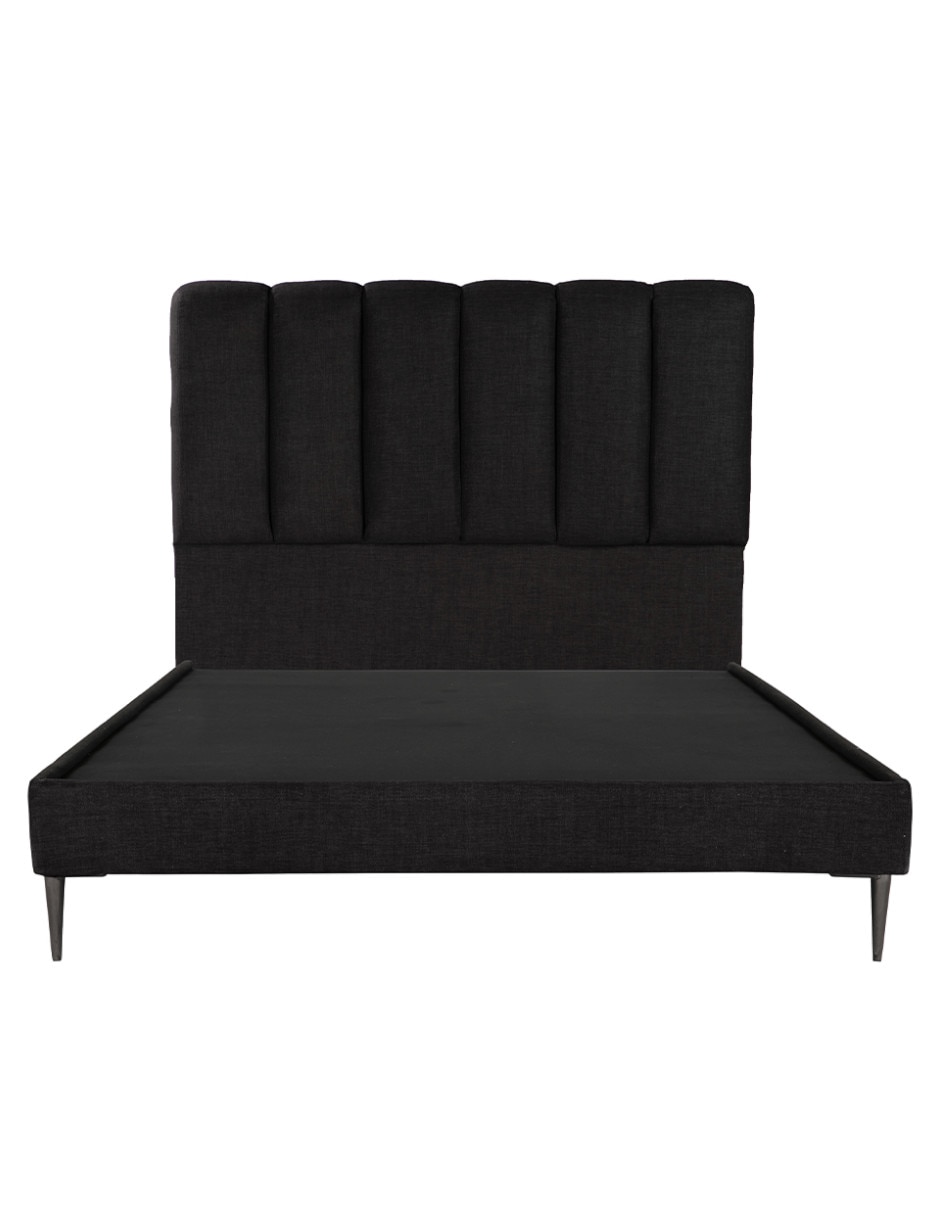 Cama kami slim de madera y tela 5