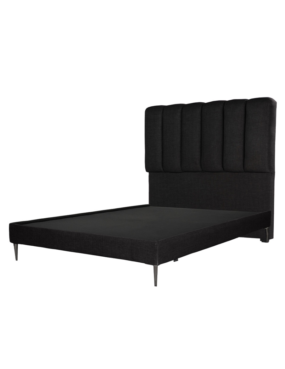 Cama kami slim de madera y tela 3