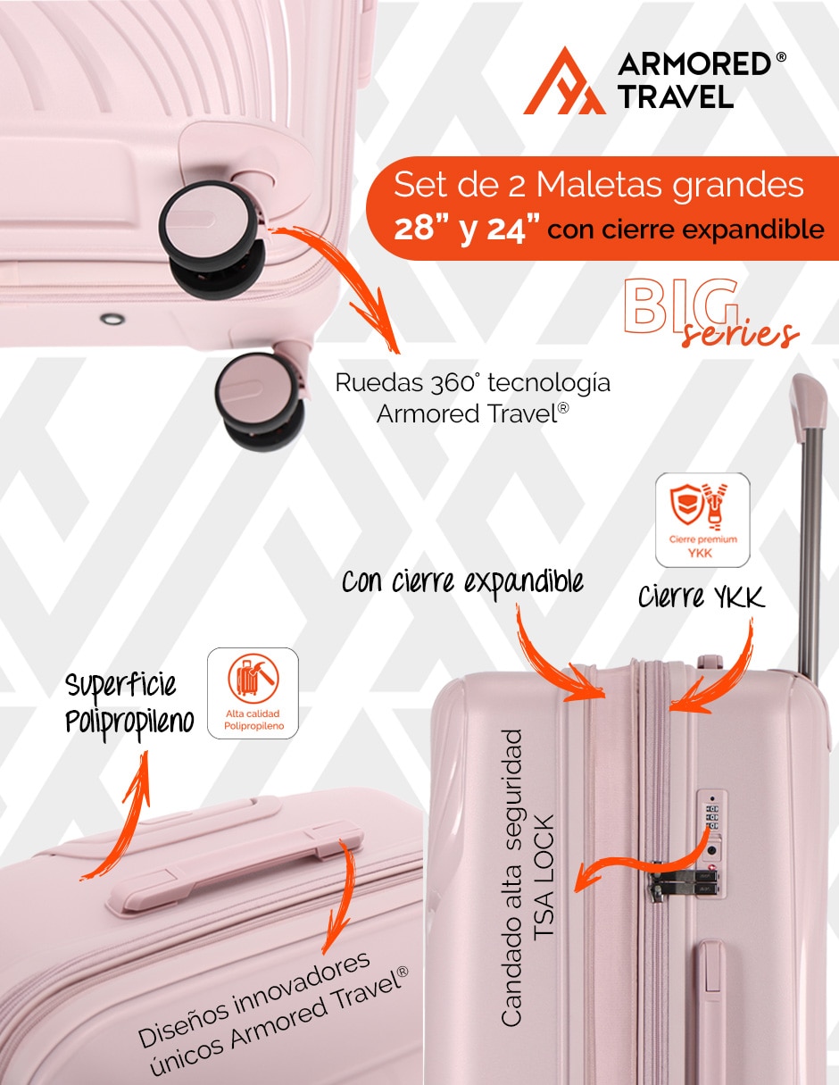 Set maletas de viaje Armored Travel