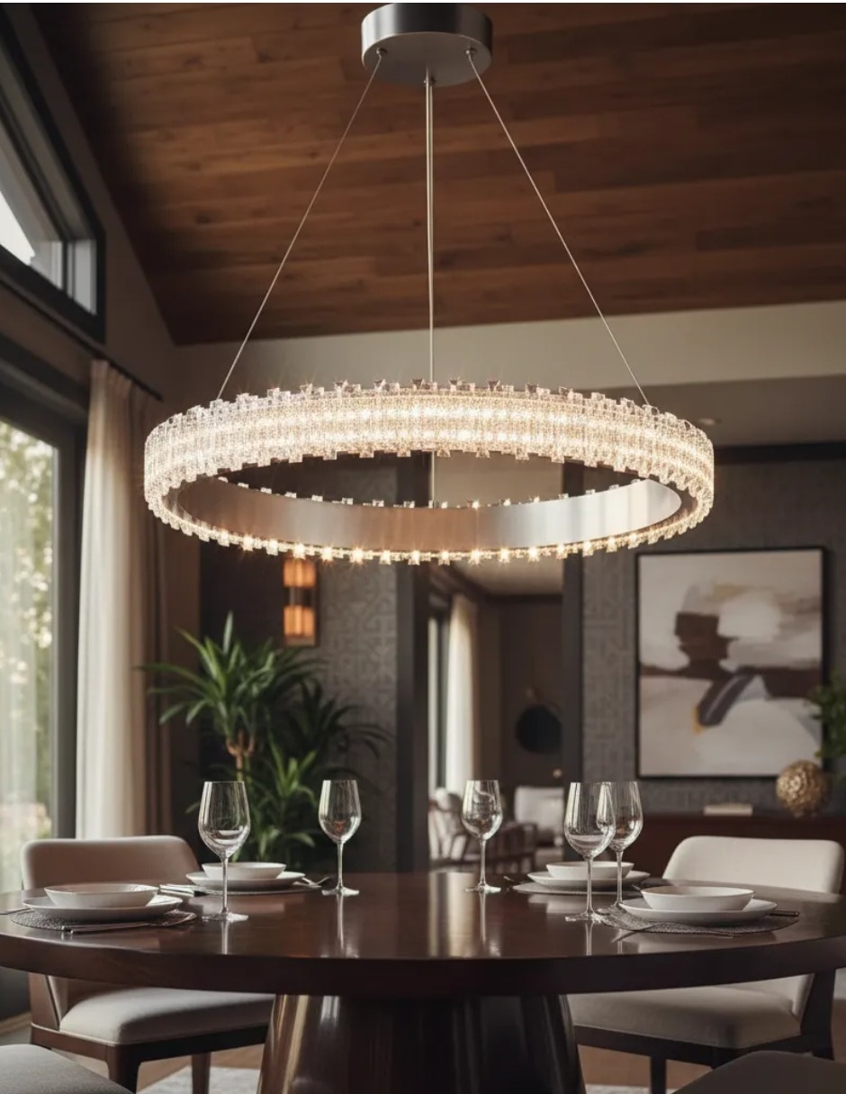 Lámpara colgante Cityluz led Contemporánea