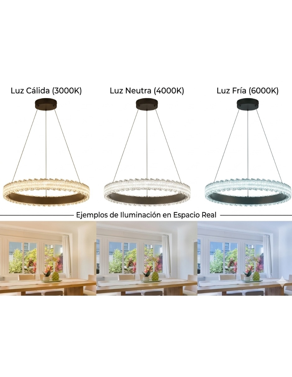 Lámpara colgante Cityluz led Contemporánea