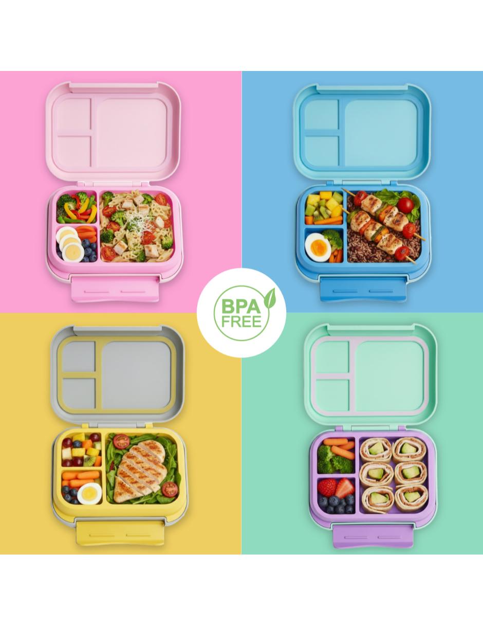 Lonchera Bento con estampado 3