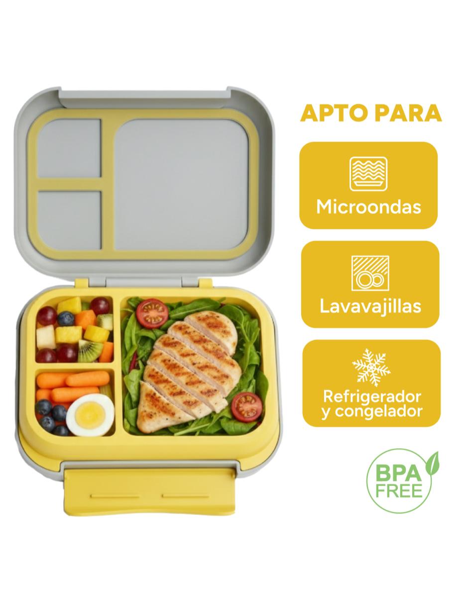 Lonchera Happy Life Bento con estampado