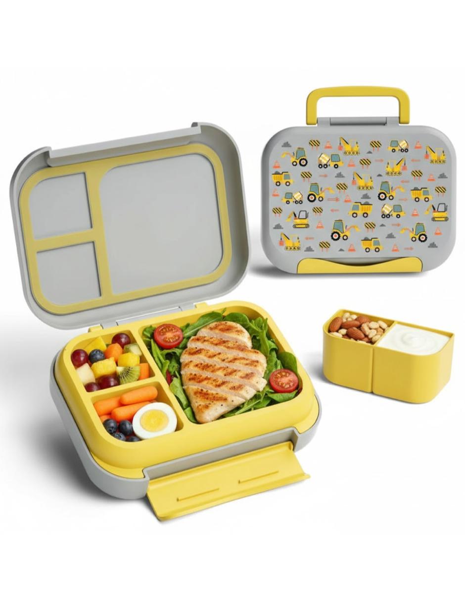 Lonchera Happy Life Bento con estampado